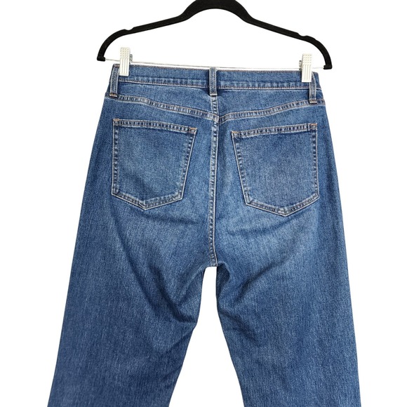 GAP Womens High Rise Flare Jeans Size 6/28R Hendrix Wash Medium Denim - Picture 5 of 15